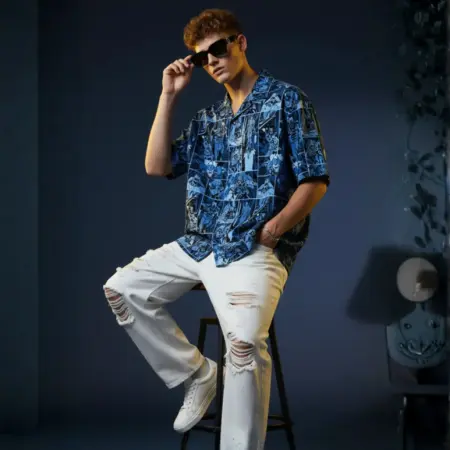 ADY’s Trends Nocturnal Sketch Comic Shirt